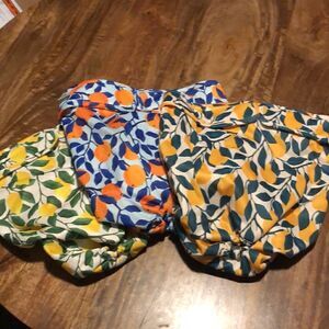 Pet Magasin Washable Female Dog Diapers, Botanical Fruit, 3 count, size Large